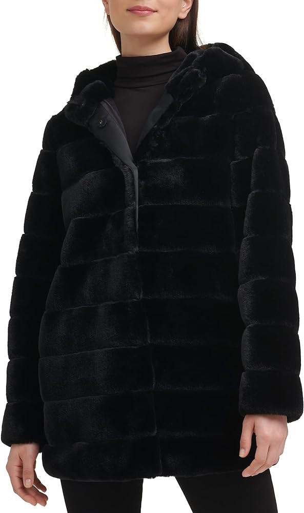 Kenneth Cole Women's Kenneth Cole Women's Faux Fur Jacket | Amazon (US)