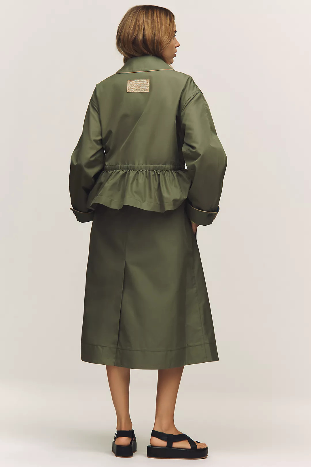Damson Madder Myrtle Convertible Trench Coat | Anthropologie (US)
