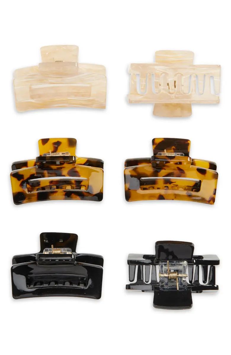 Assorted 6-Pack Jaw Clips | Nordstrom