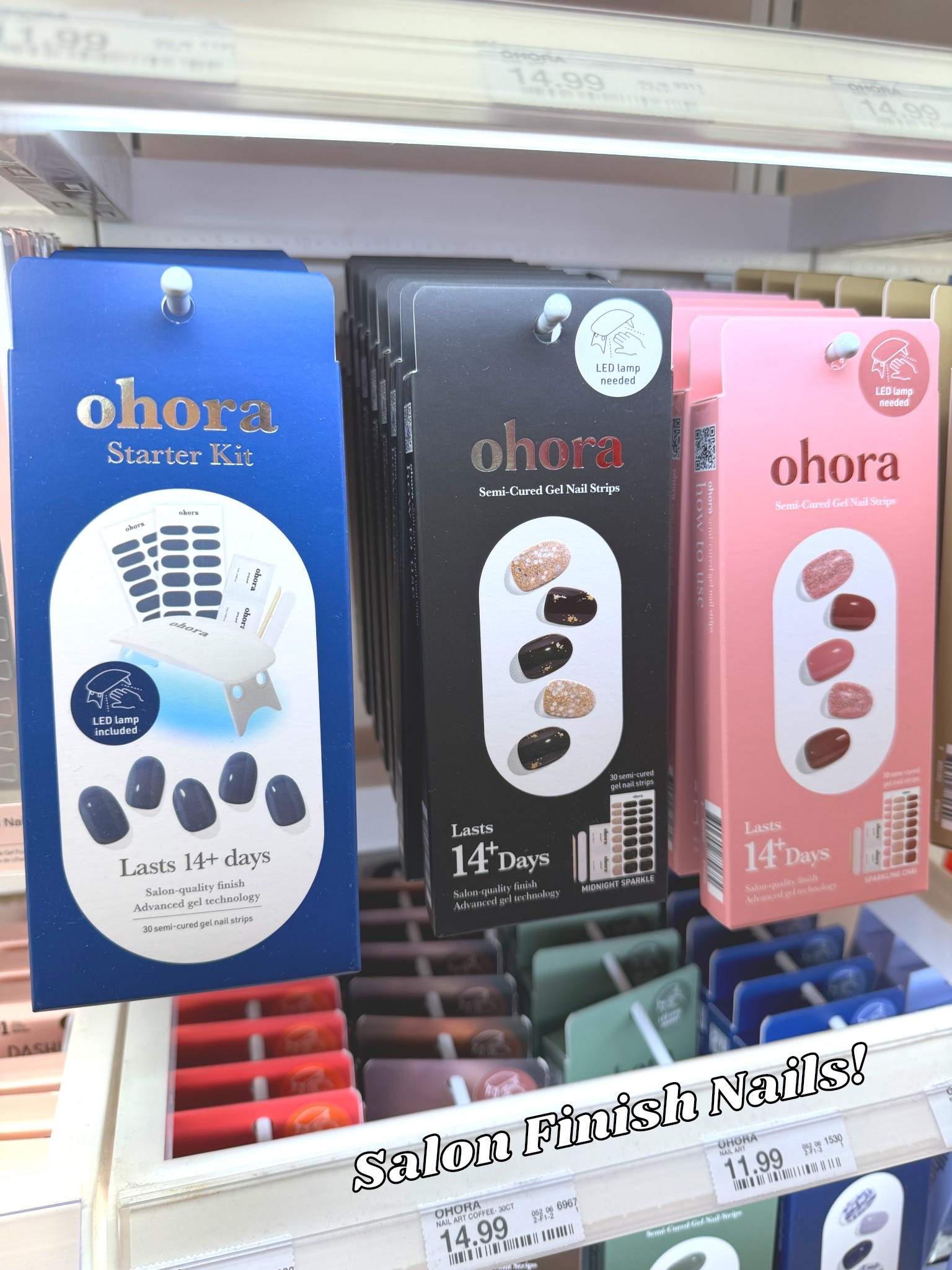 Target Beauty Ohora Gel Nail Art Basic Line Starter Kit - Indigo Blues - Mauve & Black Glitter Styles- 30pc

#LTKBeauty #LTKMothersDay #LTKgrwm