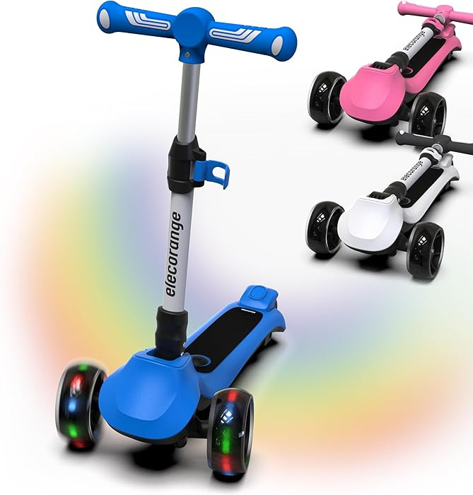 Elecorange T200/T500 Balance Electric Scooter for Kids Age 4-9, 2 Types Front Wheels, Electric Ho... | Amazon (US)
