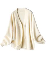 'Eunice' Button Down Fuzzy Cardigan (2 Colors) | Goodnight Macaroon