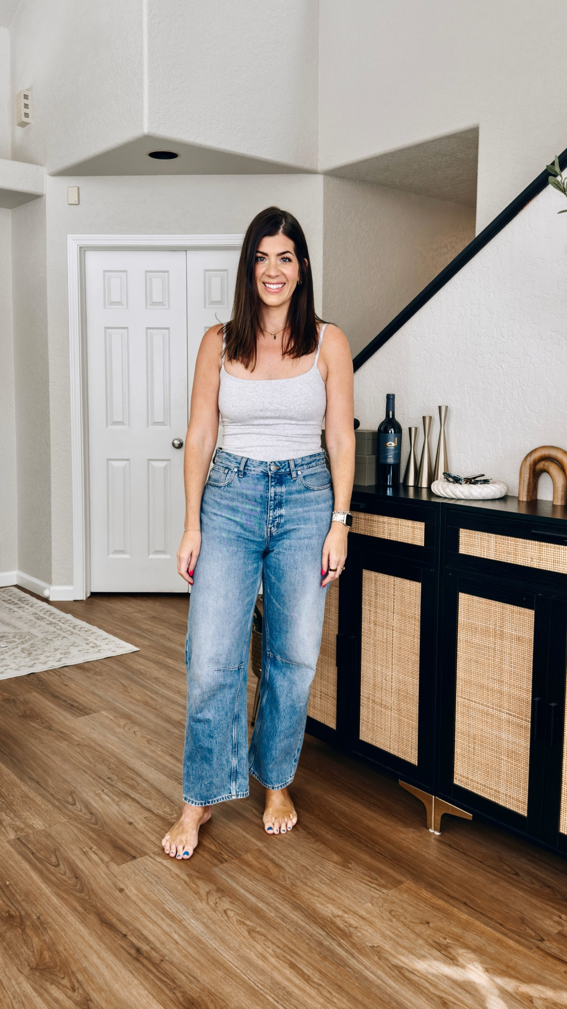 Madewell jeans on sale!
In a 29 curvy tall barrel jean

#LTKMidsize #LTKxMadewell #LTKSaleAlert