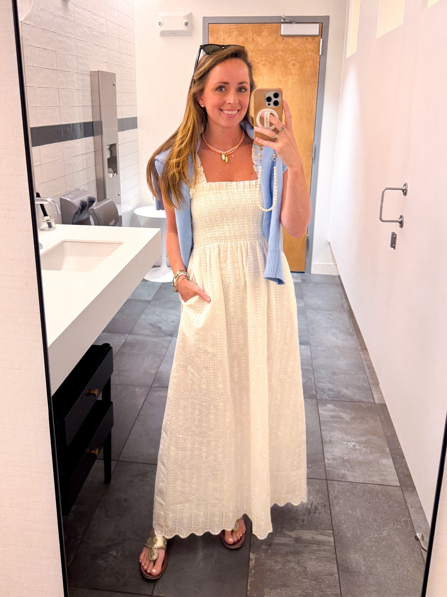 Favorite Hill House maxi dress! TTS - in a small and I’m 5’-6”

#LTKootd #LTKWorkwear #LTKdayinmylife