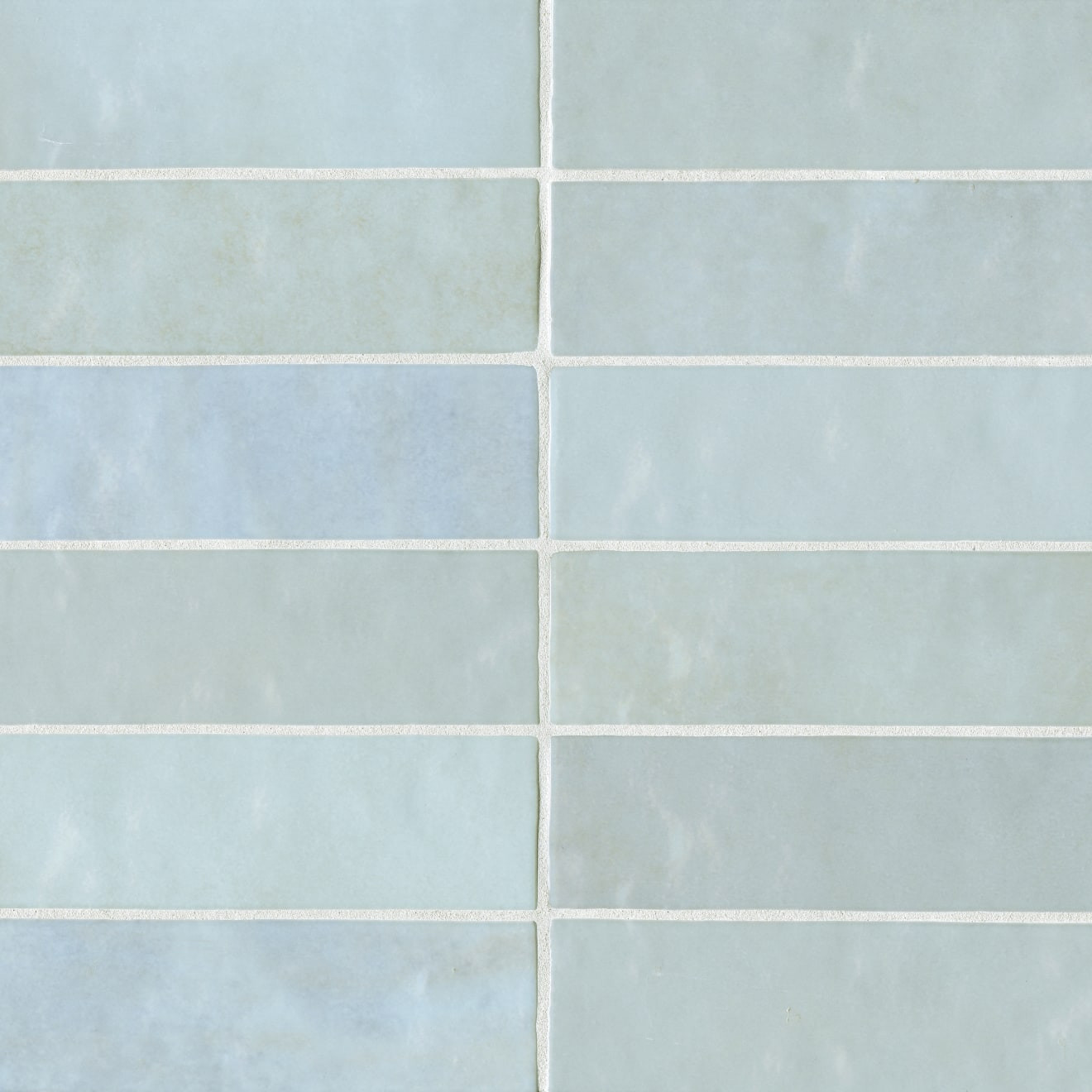 Cloé 2.5" x 8" Ceramic Tile in Baby Blue | Bedrosians Tile and Stone