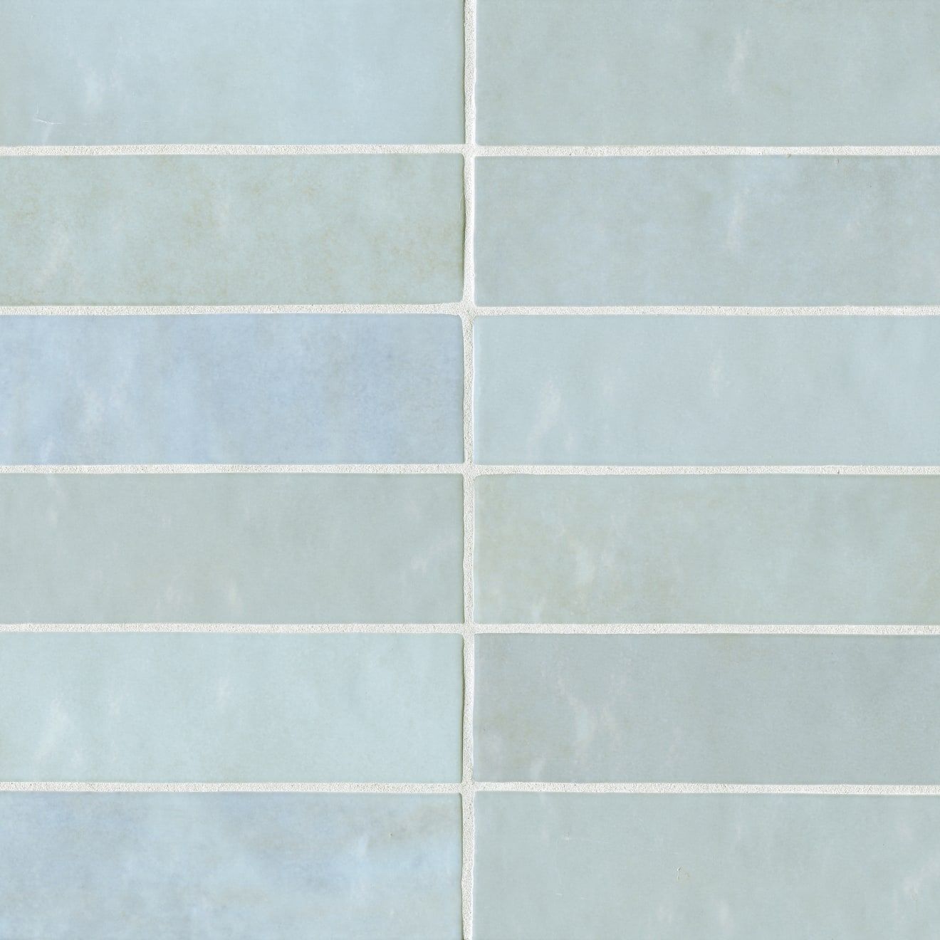 Cloé 2.5" x 8" Ceramic Tile in Baby Blue | Bedrosians Tile and Stone