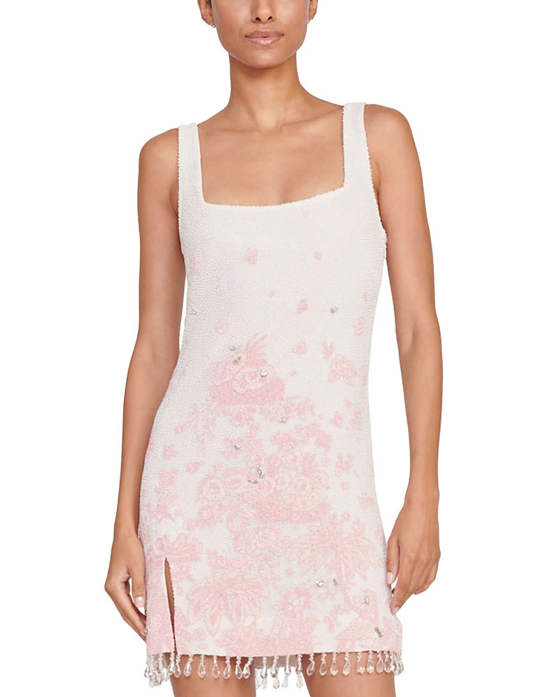 Staud Le Sable Beaded Mini Dress | Bloomingdale's (US)