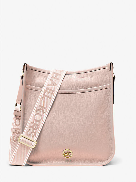 Luisa Large Pebbled Leather Messenger Bag | Michael Kors US