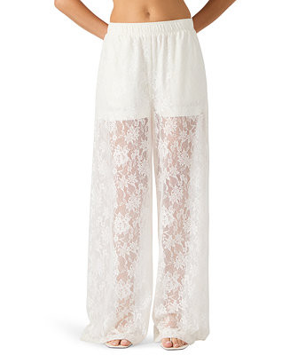 Steve Madden Women's Sedona Loose-Fit Mid-Rise Pants - Macy's | Macy's
