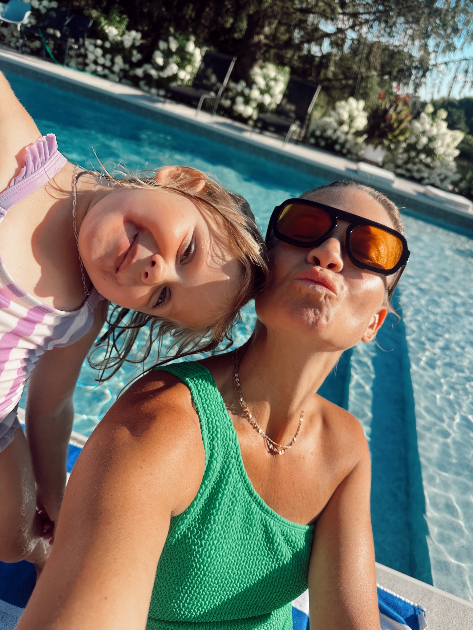 Swimsuit & sunnies. ☀️ ✨