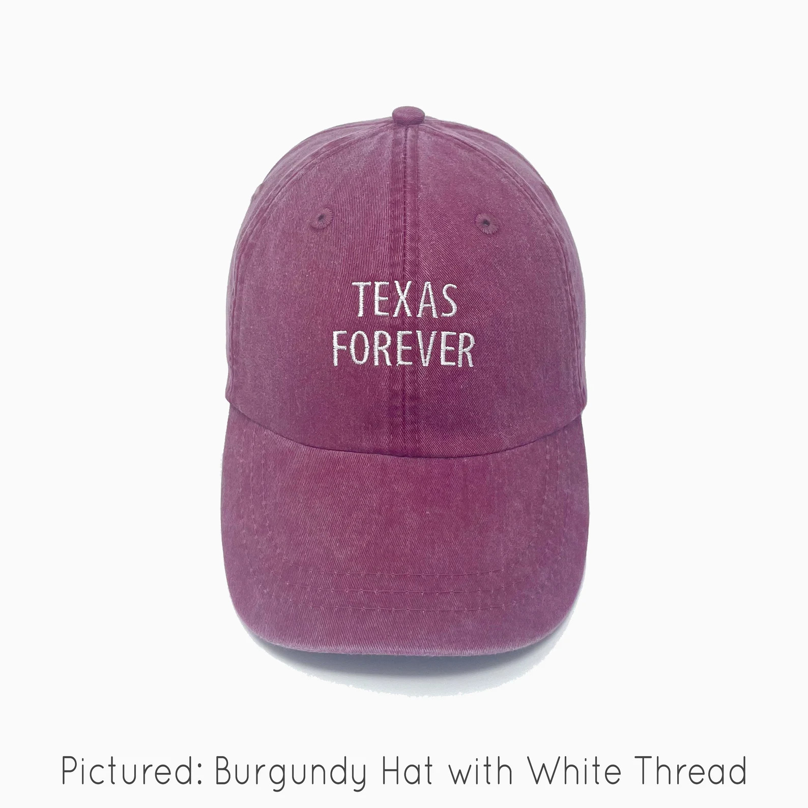 Texas Forever Embroidered Pigment-dyed Baseball Cap block - Etsy | Etsy (US)