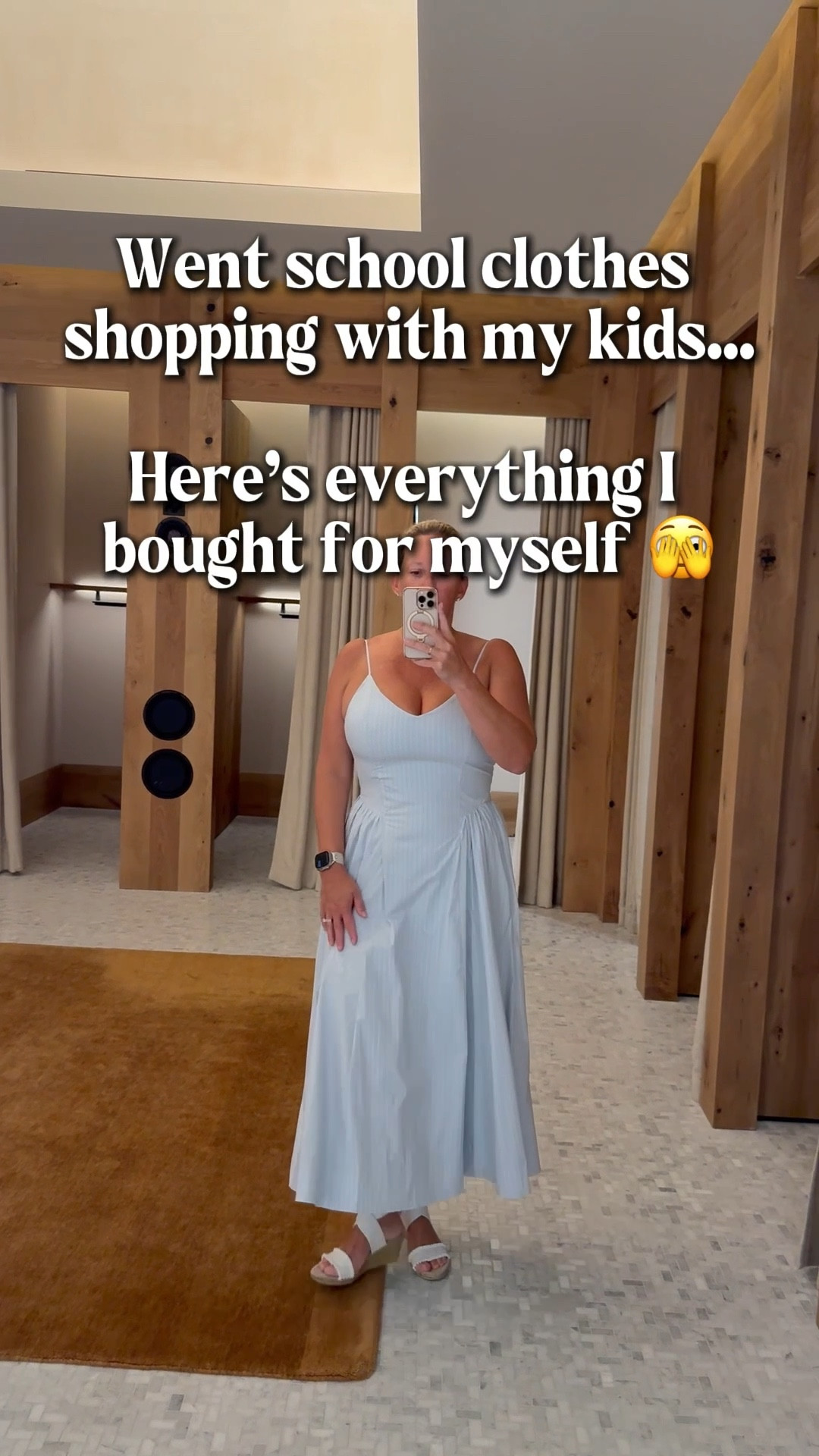 Major Haul…

Took my kids school clothes shopping today and here’s all of the things I bought myself! 😬

Why is it that you can always find things to buy when you aren’t looking for yourself?

Crinkle Gauze obsessed! I looked high and low for this set before my trip to Europe and couldn’t find it anywhere…well now I have and the quality of this set is incredible, it comes in many colors and I’m loving the set paired with a striped short (same material). I am wearing size M, for reference. It’s screaming perfect East Coast Summer vibes!

This whimsical blue pinstriped dress was the icing on the cake! So flattering I just can’t get over it and it didn’t require a bra, BONUS! Size 10

Then this last crinkle gauze dress is on SALE! It’s a steal and I had to have it. So great to just throw on for errands or a fabulous poolside coverup. Size M

LMK if you have questions.

Which one is your favorite?

#LTKTravel #LTKStyleTip #LTKOver40