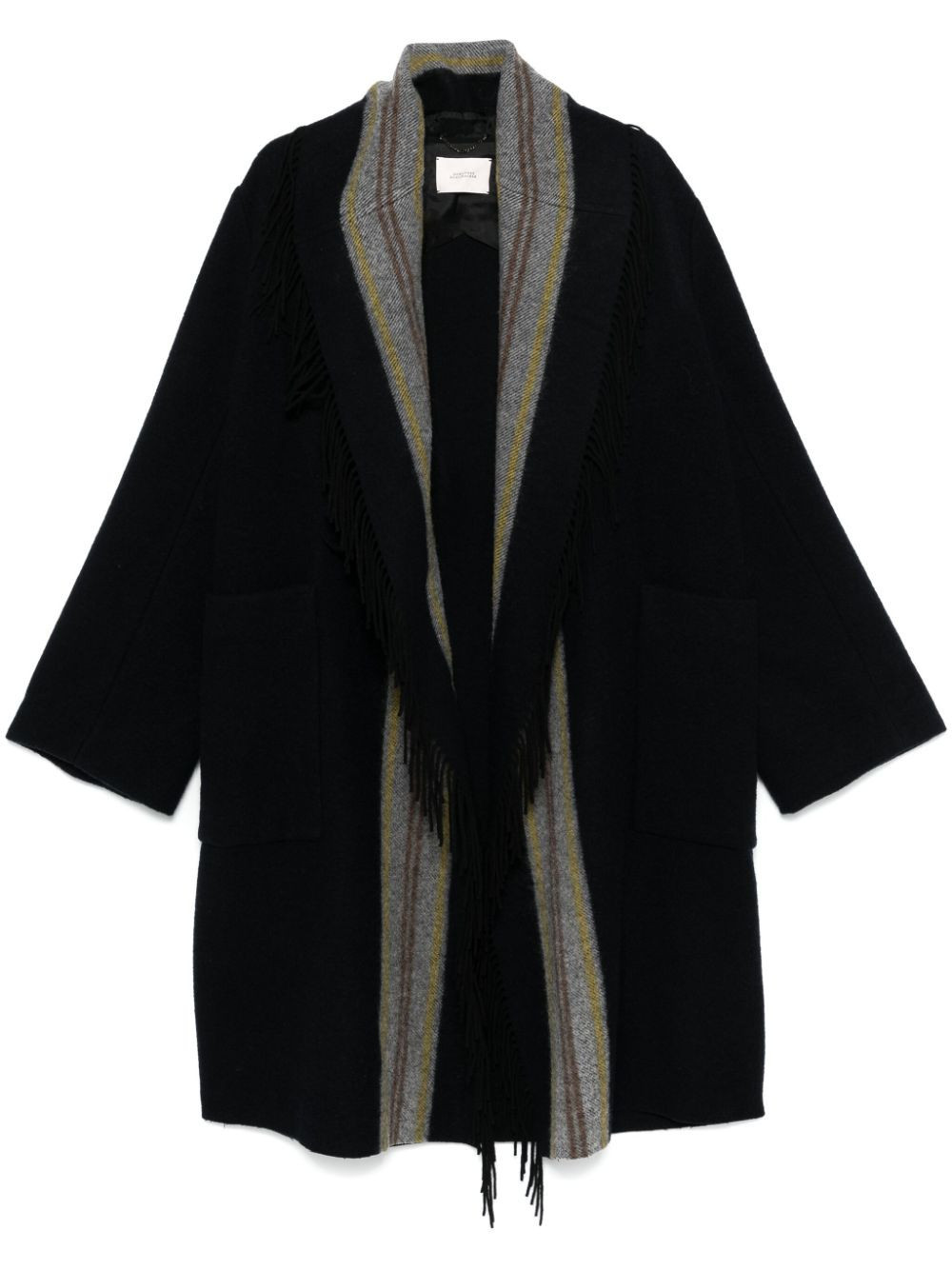 Dorothee Schumacher Striped Comfort coat - Blue | Farfetch Global