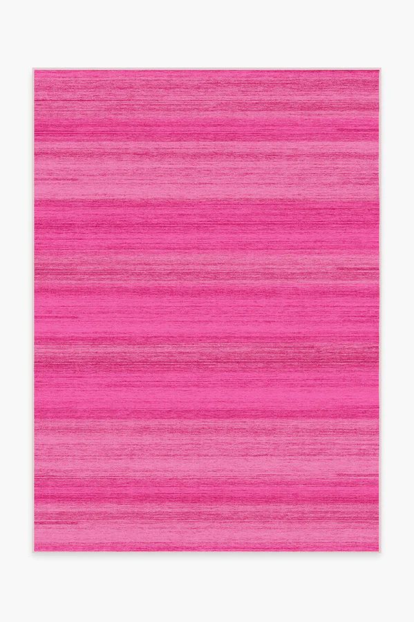 Solid Tonal Fuchsia Pink Rug | Ruggable