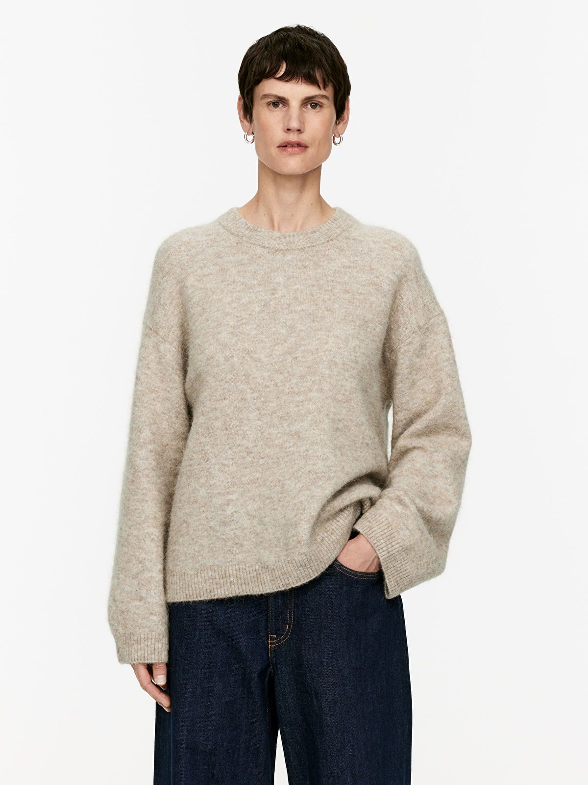 Alpaca-Wool Blend Jumper | ARKET (US&UK)