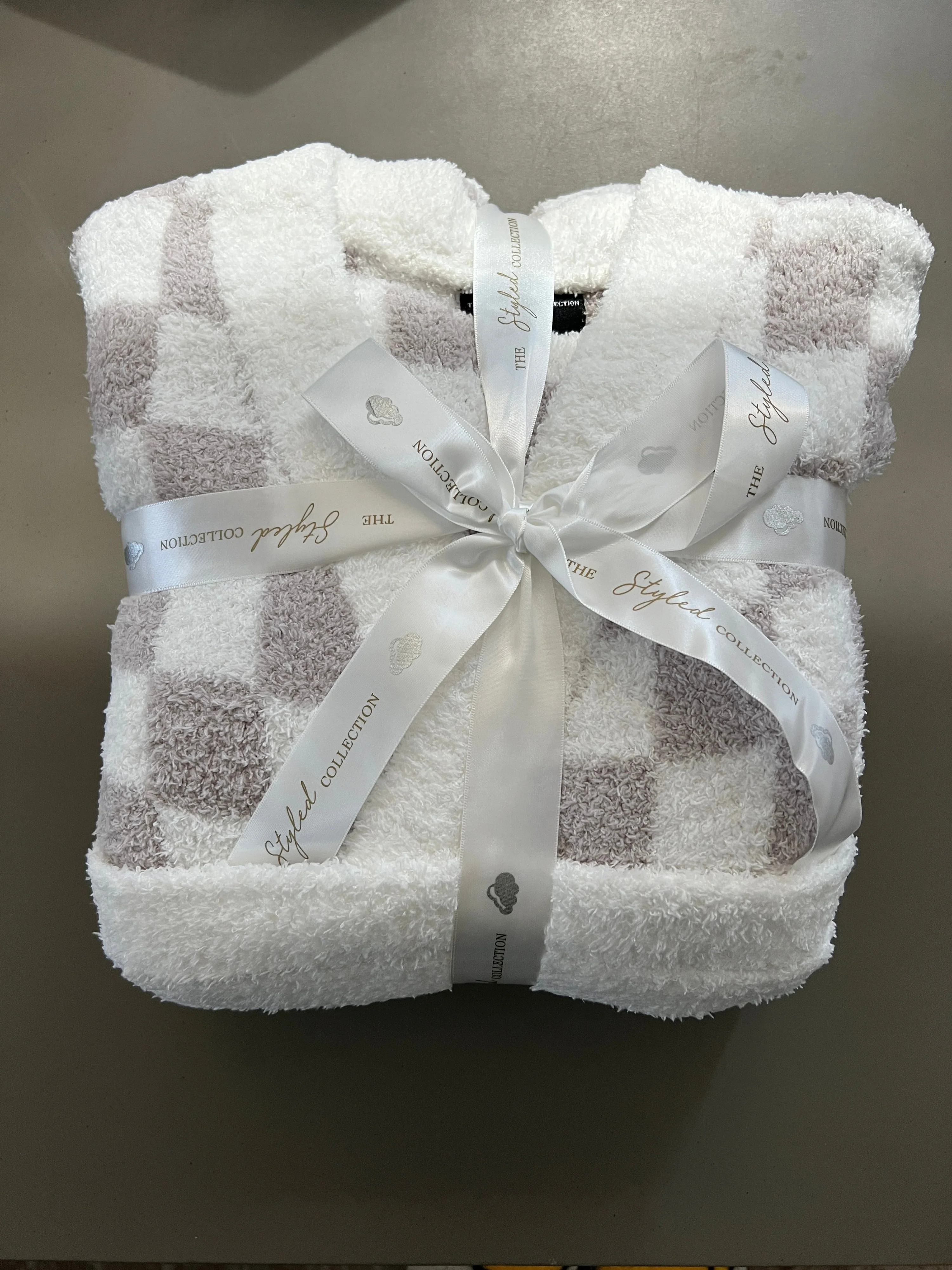 Checkered Buttery Robe | The Styled Collection