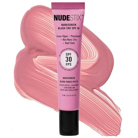 blush líquido nudestix nudescreen blush + lip tint spf 30 | Sephora (BR)