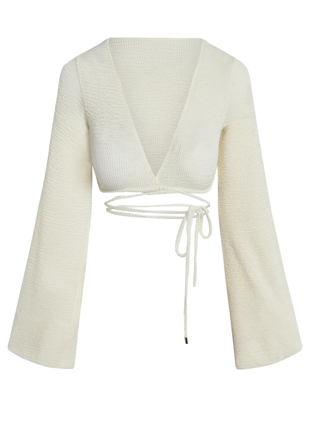 Azores Top - Ivory Crinkle | Monday Swimwear