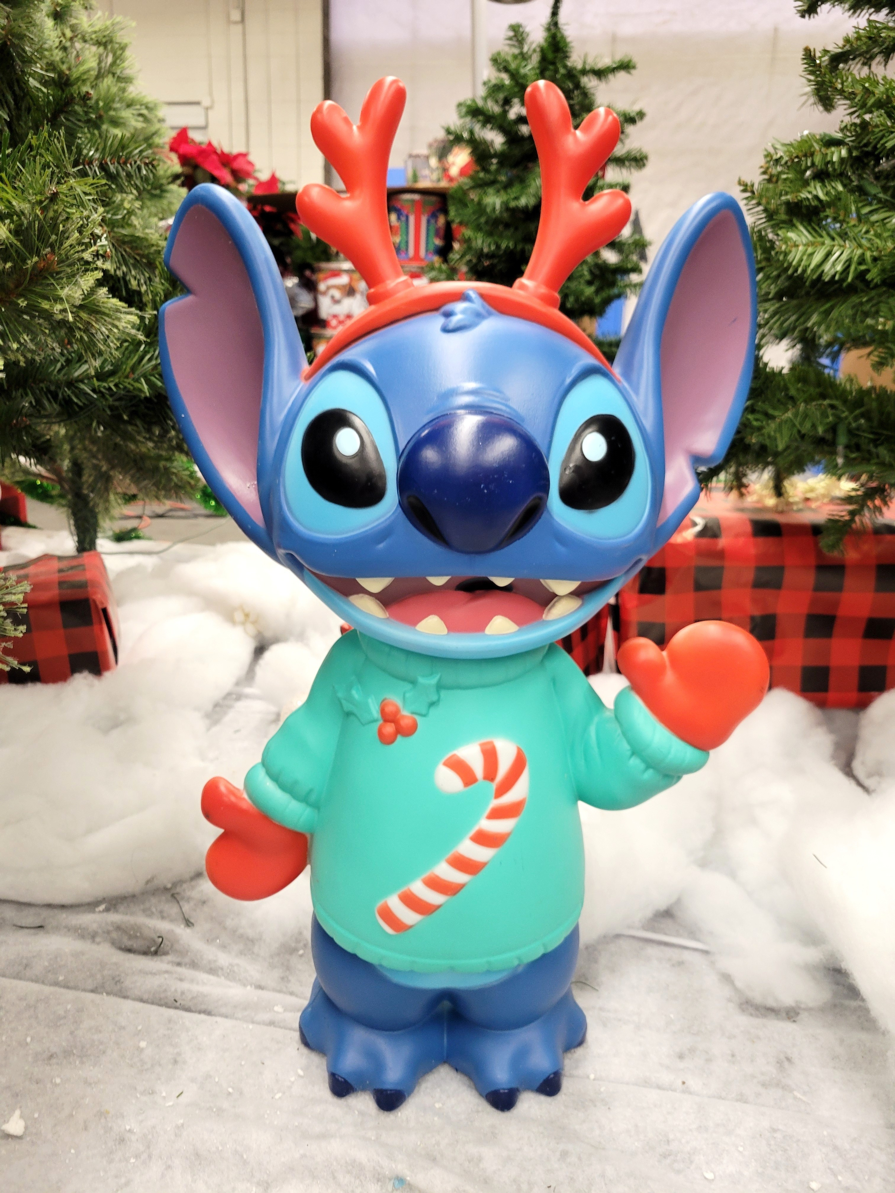 Christmas Stitch from Disney's Lilo and Stitch Blow Mold on sale $30 Org. $59 - Spotted this cute lil guy & look how stinkin' cute 😍 His little antlers & sweater are my favorite 🥹 We tried to plug him in since he lights up but the extension cord at the store didn't work 😅 He'd be cute as a greater by the front door, near a fire place (not on lol), or by your christmas tree 🎄 Remember get a price drop notification if you heart a post/save a product 😉 

✨️ P.S. if you follow, like, share, save, or shop my post (either here or @coffee&clearance).. thank you sooo much, I appreciate you! As always thanks sooo much for being here & shopping with me 🥹 

| disney christmas, disney holiday, stitch, Lilo and stitch, mickey mouse, mickey mouse ears, the home depot, christmas decorations, indoor decorations, indoor christmas decorations, christmas decor, christmas tree, christmas, christmas disney, disney christmas outfit, christmas living room, Christmas ornaments, ornaments, tree ornaments, minnie mouse, disneyland, disney world, disney store, disney ears, disney adult, disney style, disney disney outfits, christmas party, disney amazon, disney bound, disney mom, disney world christmas | 

#LTKHome #LTKHoliday #LTKSeasonal #LTKFamily #LTKKids #LTKParties

