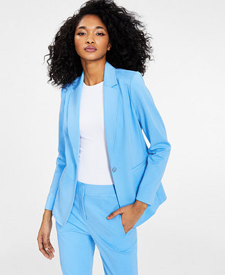 Bar III One-Button Blazer, Created for Macy's & Reviews - Jackets & Blazers - Women - Macy's | Macys (US)