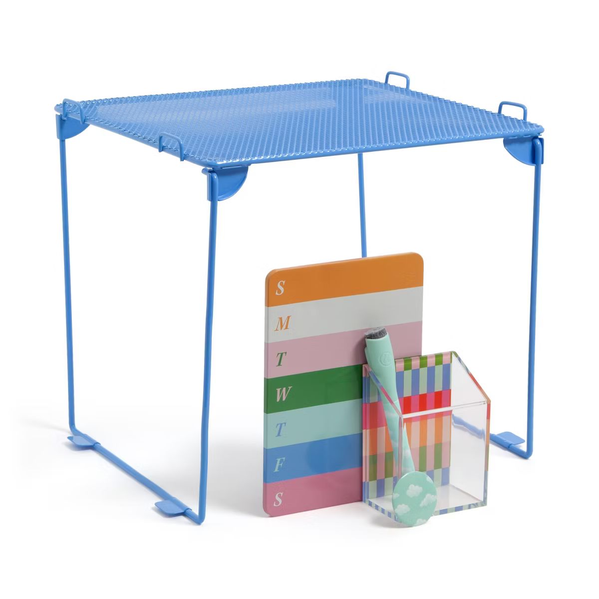 U Brands 5ct Locker Kit w Shelf Hyper Prep Blue | Target