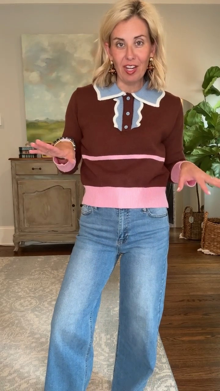 Another favorite from Natasha‘s collection with Avara! The most adorable sweater ever! 
Sweater - small
Jeans - 26
Jelly’s - 8 tts 

*code mixandmatch15 at Avara ￼

#LTKdayinmylife #LTKmomlife #LTKSeasonal