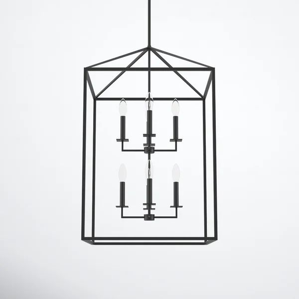 Ellis 8 - Light Lantern Rectangle Chandelier | Wayfair North America