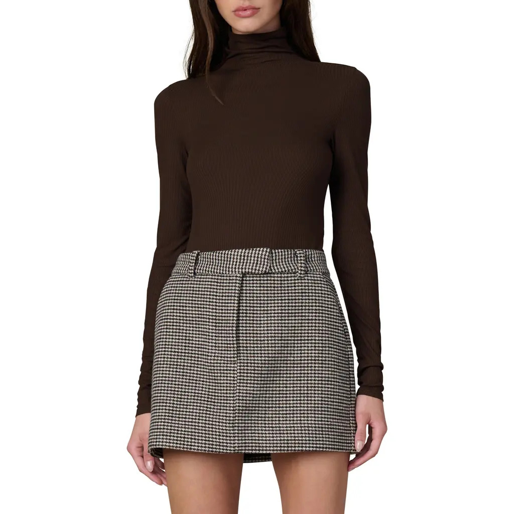 Joe's Jeans Tony Long Sleeve Top in Dark Chocolate at Nordstrom, Size Medium | Nordstrom