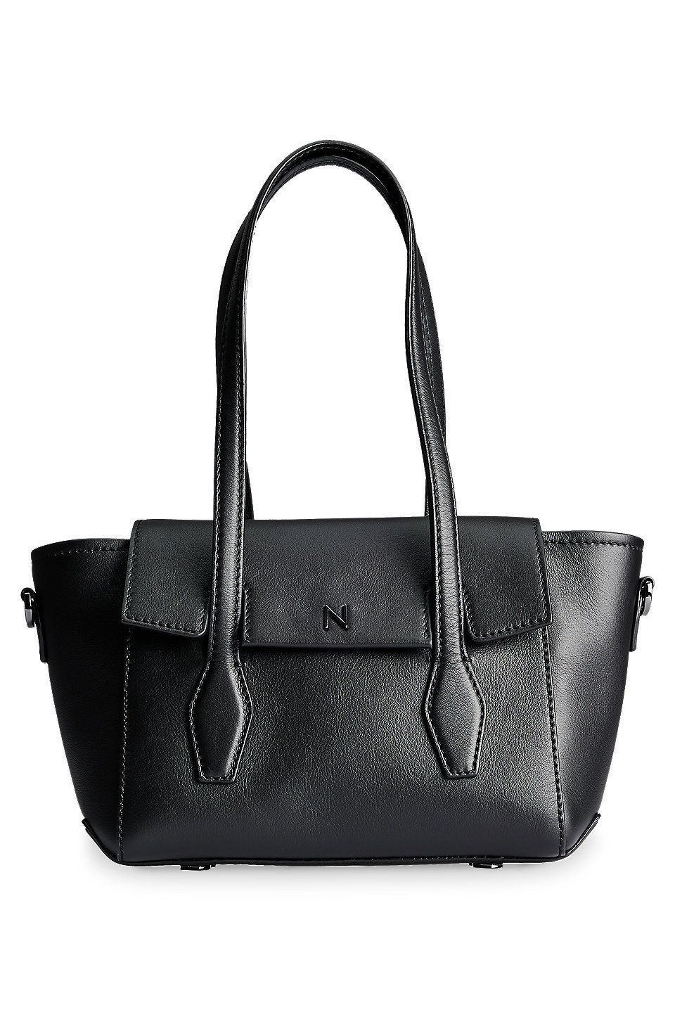 NAOMI x BOSS leather tote bag with branded trims | Hugo Boss (US)