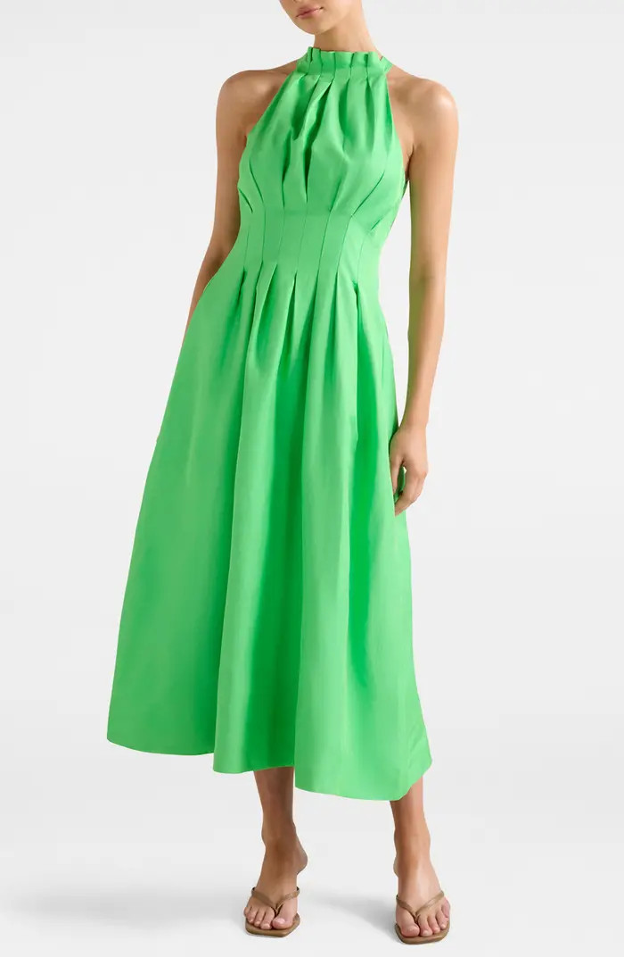 Miller Pleated Midi Dress | Nordstrom