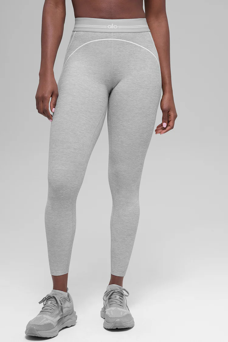 7/8 High-Waist Alosoft Heart Throb Legging | Alo Yoga (US)