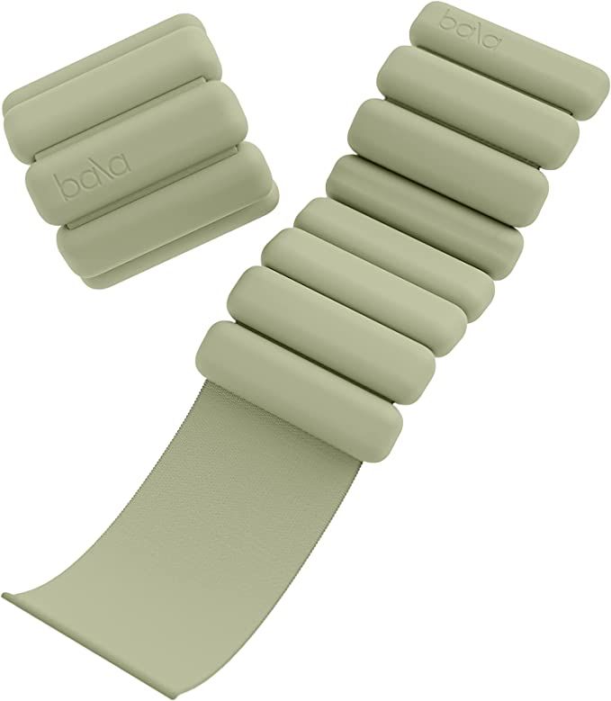 Bala Bangles - Set of 2 (1lb & 2lb Each) | Adjustable Wearable Wrist & Ankle Weights | Yoga, Danc... | Amazon (US)