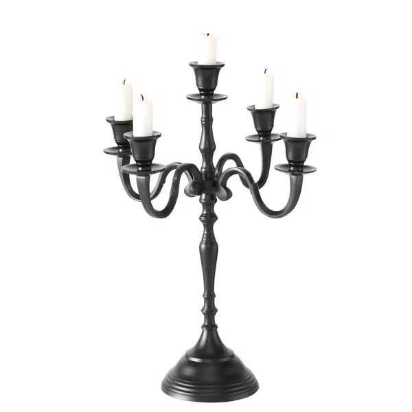 Hampton 15.7'' H Metal Tabletop Candelabra | Wayfair North America