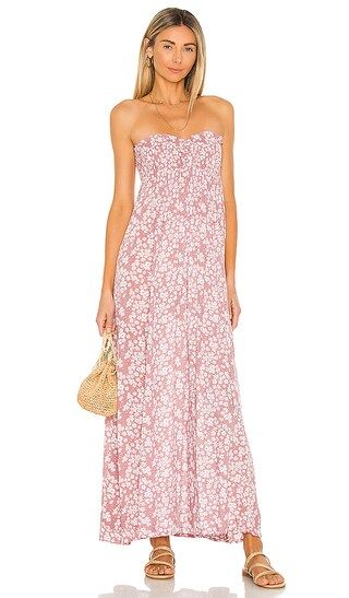 Lexa Maxi Dress in Scattered Daisy Mauve | Revolve Clothing (Global)