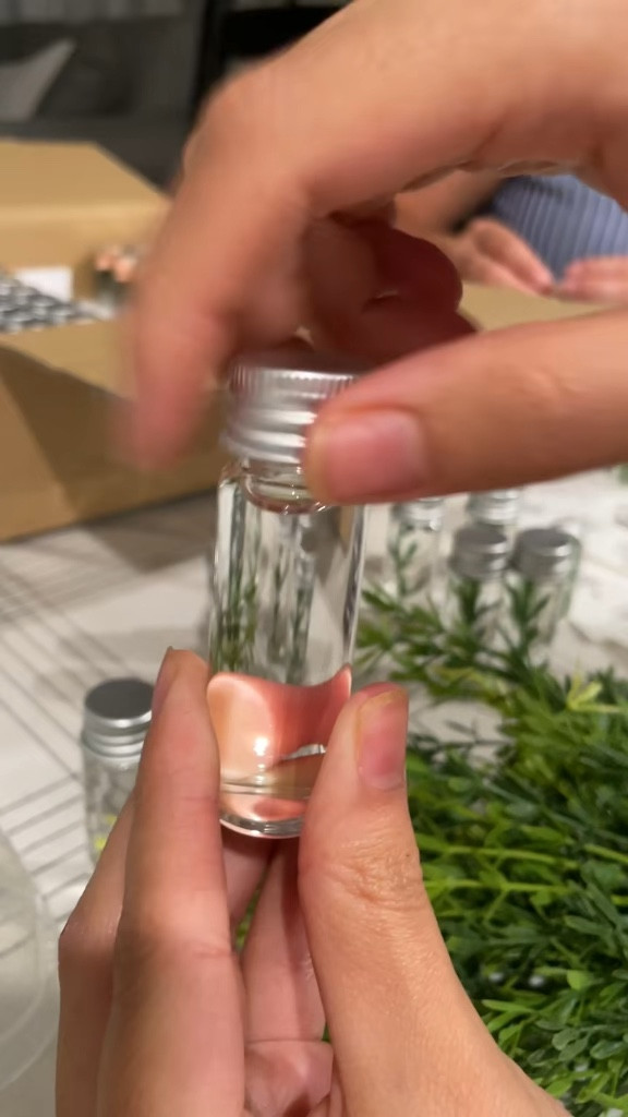 Baptism Favors! Holy water keepsakes  
Greenery: Hobby Lobby [Asparagus Bush]

#LTKWatchNow #LTKWedding #LTKParties