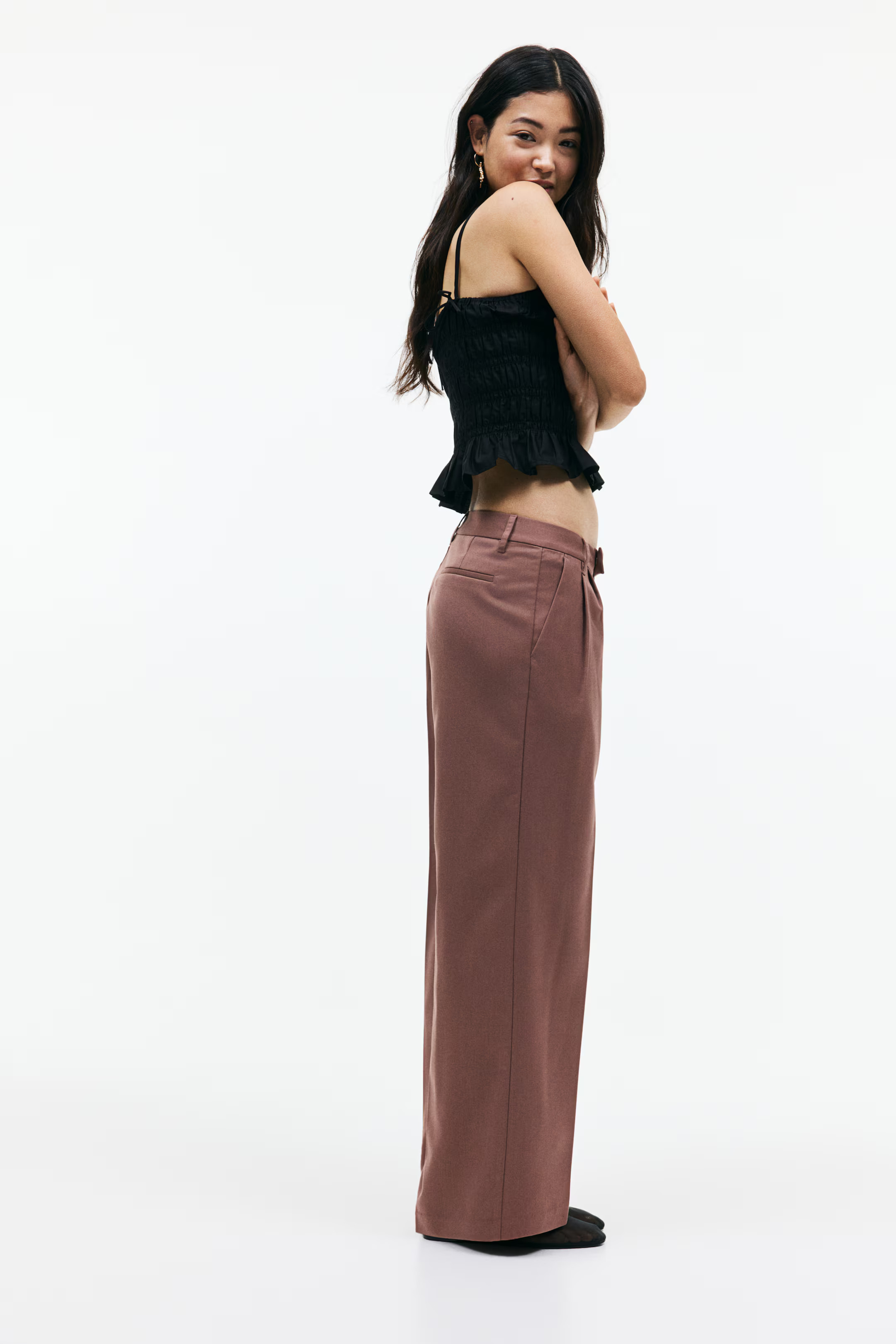 Dress Pants - Taupe - Ladies | H&M US | H&M (US + CA)