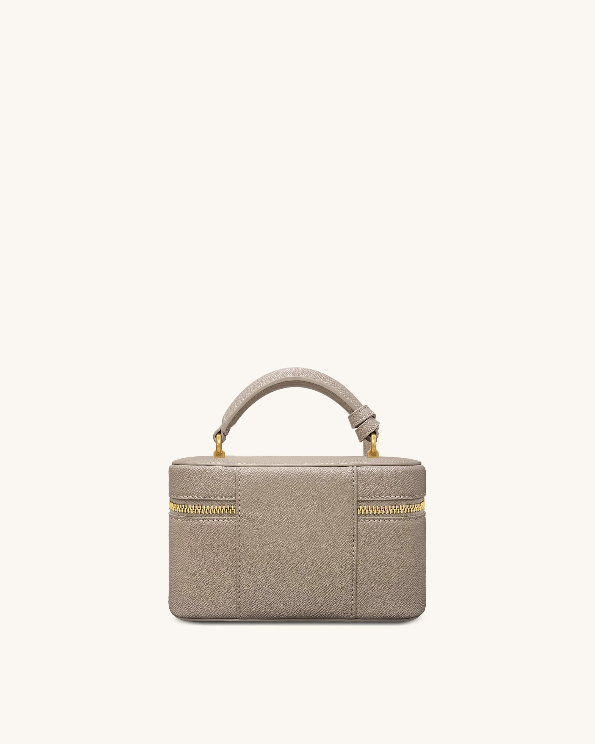 Cleo Box Shape Top Handle Bag - Taupe | JW PEI US