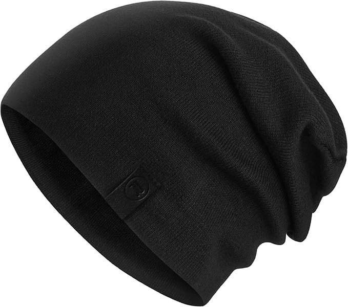 Warm Slouchy Beanie Hat - Deliciously Soft Daily Beanie in Fine Knit | Amazon (US)