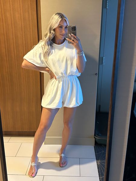 Comfy casual white romper from Vici- summer perfection // summer outfit // summer style // chic style //

I’m wearing a small. 

#LTKshoecrush #LTKtravel #LTKstyletip
