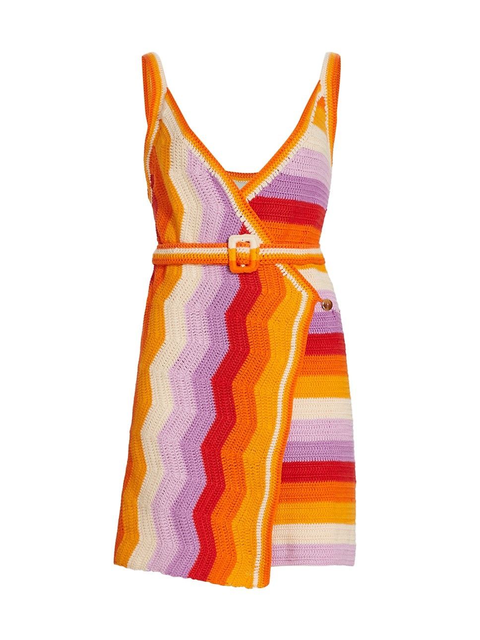 Striped Crochet Dress | Saks Fifth Avenue