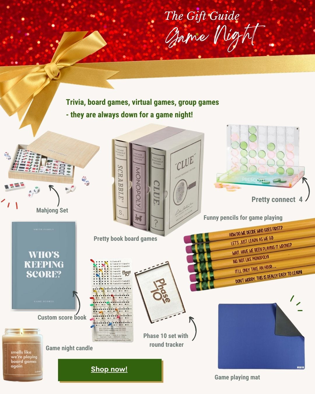 Game night gift guide 

 #LTKCyberWeek #LTKGiftGuide #LTKHoliday