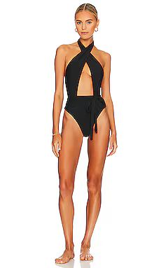 PQ Alex One Piece in Midnight from Revolve.com | Revolve Clothing (Global)