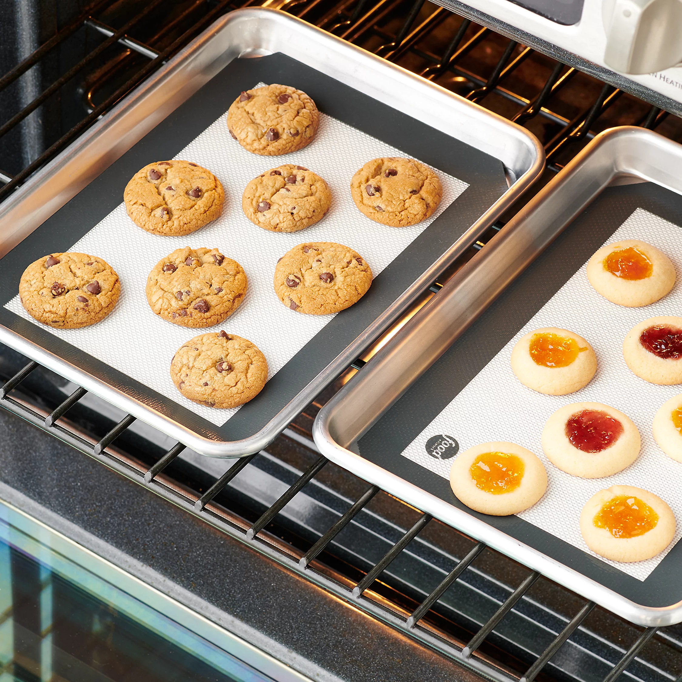Food Network™ 2-pc. 1/4-Sheet Silicone Baking Mat Set | Kohl's