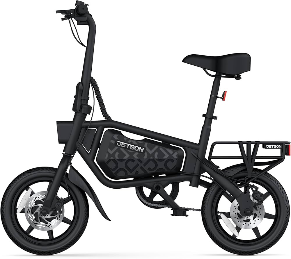Jetson Bolt Folding Electric Ride-On Bike, Easy-Folding, Built-in Carrying Handle, Twist Throttle... | Amazon (US)