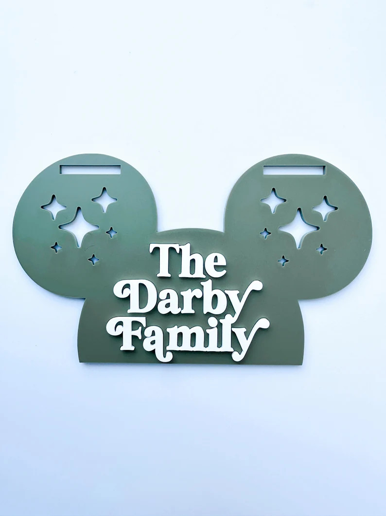 Mouse Stroller Tag - Etsy | Etsy (US)