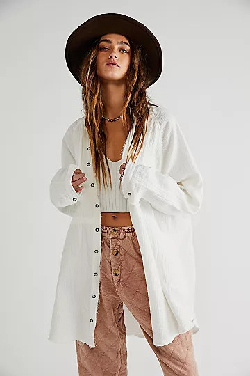 We The Free Summer Daydream Buttondown | Free People (Global - UK&FR Excluded)