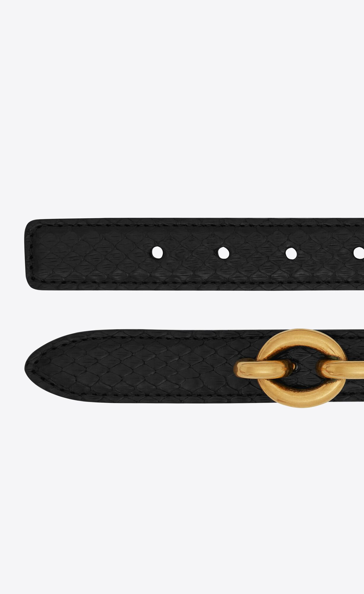 maillon thin belt in python | Saint Laurent Inc. (Global)