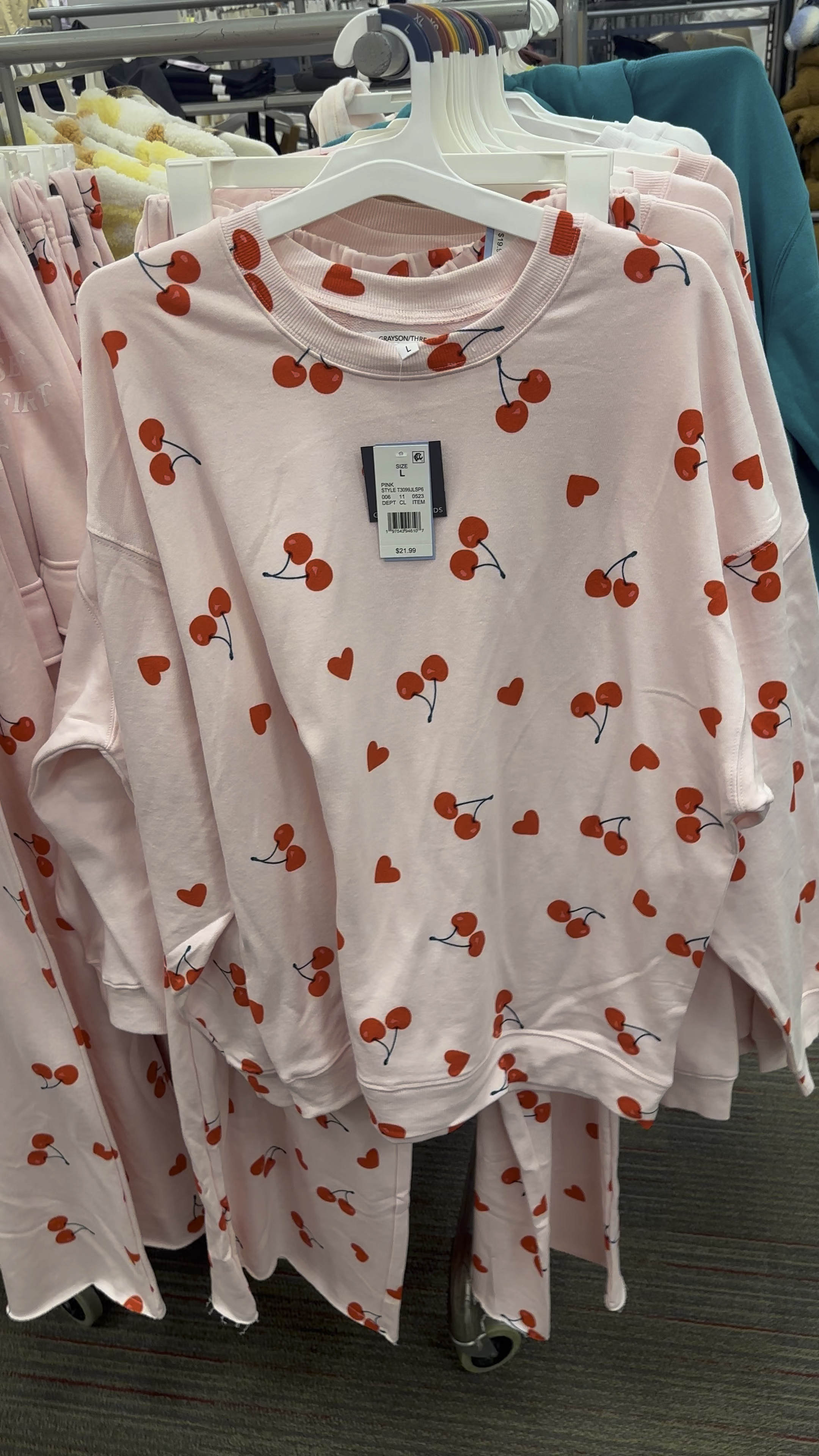 Bought my true size large. Size down for a less bagey fit #valentines #target #sweatset #cozy #loungewear #pjs #comfy 

#LTKmidsize #LTKstyletip #LTKfindsunder50
