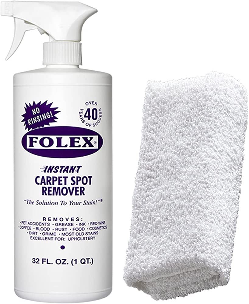 FOLEX Cemko Cleaning Cloth Instant Carpet Spot Remover | Instant Carpet Spot Remover Kit, 32oz | Amazon (US)