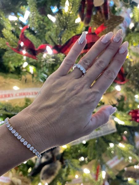 Diamond ring, diamond bracelet 

#LTKunder50 #LTKsalealert #LTKSeasonal